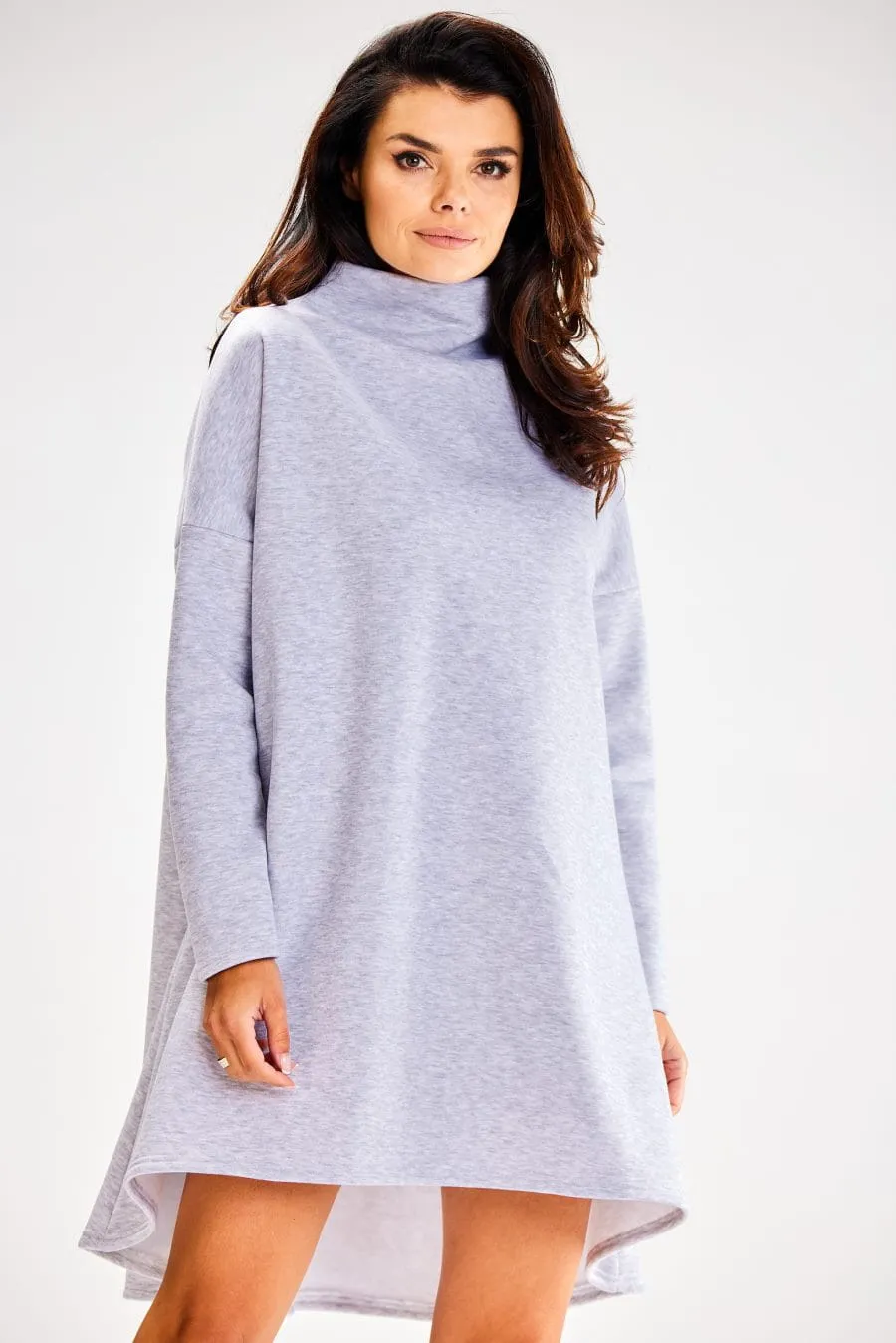 Bawełniana sukienka dresowa oversize